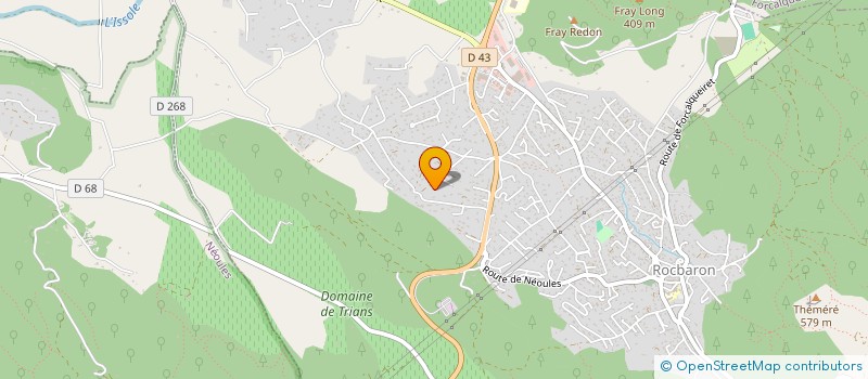 localisation de l'entreprise WP FRANCE  ROCBARON