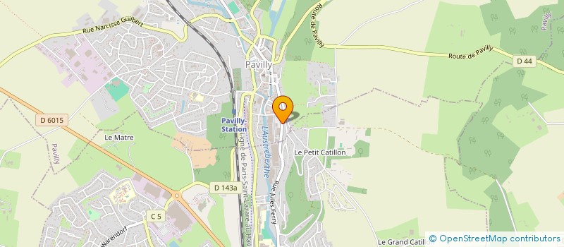 localisation de l'entreprise WP IMMOBILIER  PAVILLY