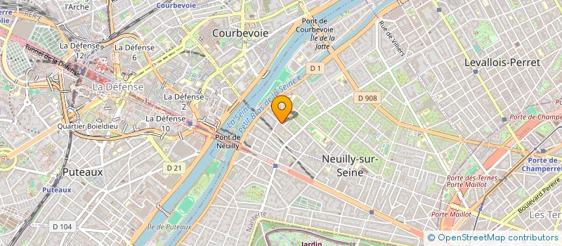 localisation de l'entreprise WP PROMOTION à NEUILLY SUR SEINE