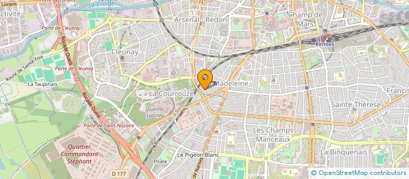localisation de l'entreprise WP RENNES à RENNES