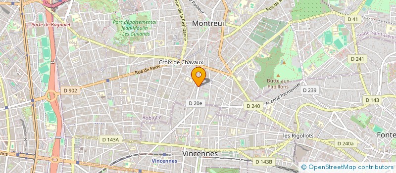 localisation de l'entreprise WP SERVEUR à CHAMPS-SUR-MARNE