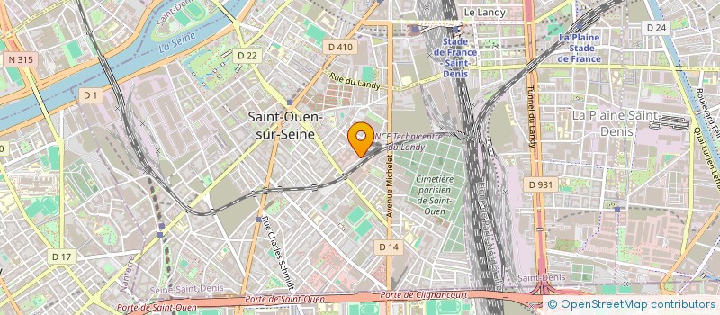 localisation de l'entreprise WPC CONSULTING à SAINT-OUEN-SUR-SEINE