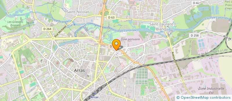 localisation de l'entreprise WPD GESTION D'ACTIFS à ARRAS