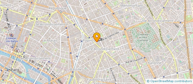 localisation de l'entreprise WPH  PARIS