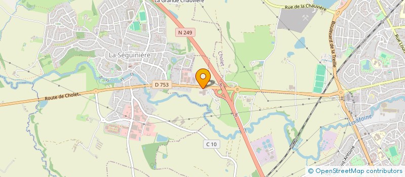 localisation de l'entreprise WPM LOCATION à CHOLET