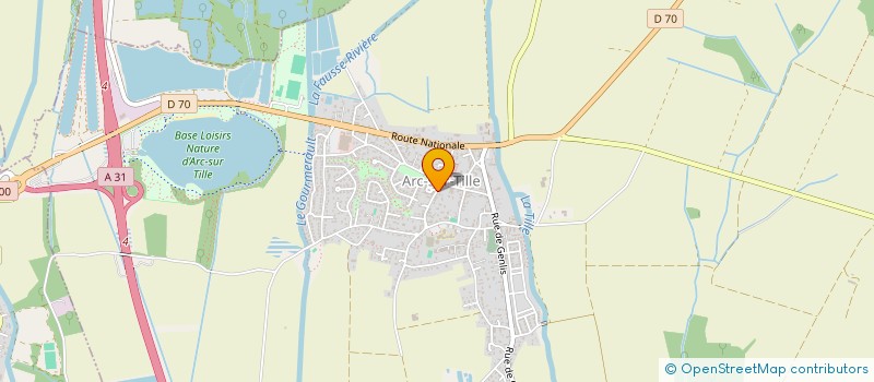 localisation de l'entreprise WPM - WALL PRINT MAKER  ARC-SUR-TILLE