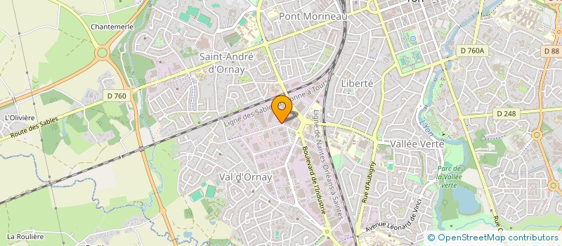 localisation de l'entreprise WPMR à LA ROCHE-SUR-YON