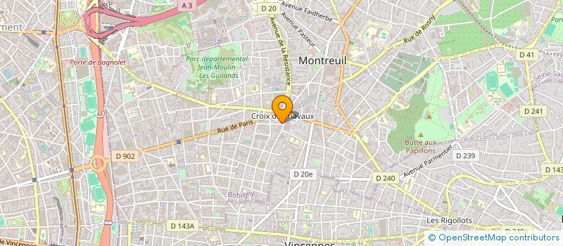 localisation de l'entreprise WPNB à MONTREUIL