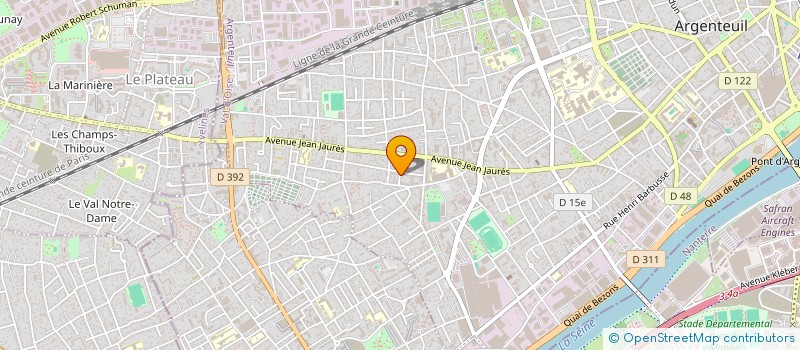 localisation de l'entreprise WPS TRANSPORT à ARGENTEUIL