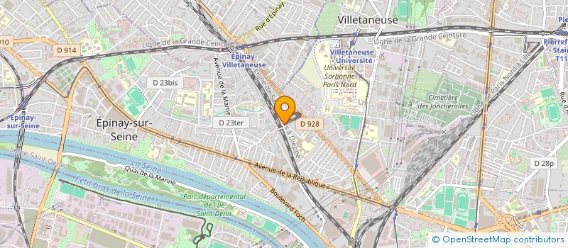 localisation de l'entreprise WR BATIMENT à EPINAY-SUR-SEINE