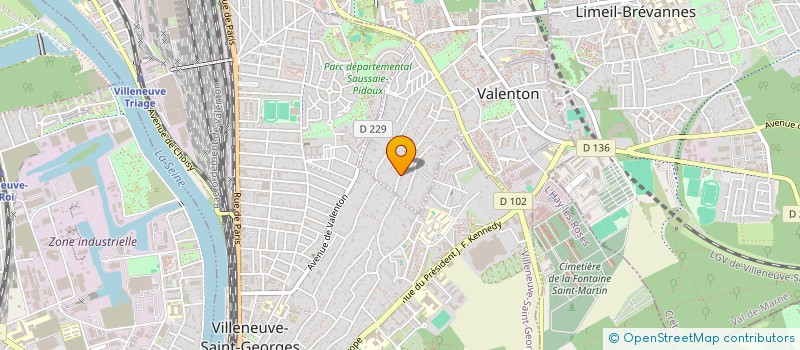 localisation de l'entreprise WR DEVELOPPEMENT à VALENTON