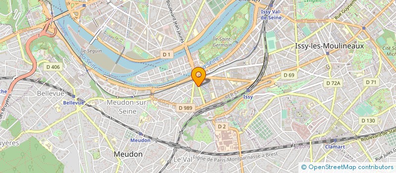 localisation de l'entreprise WR DIFFUSION à ISSY-LES-MOULINEAUX