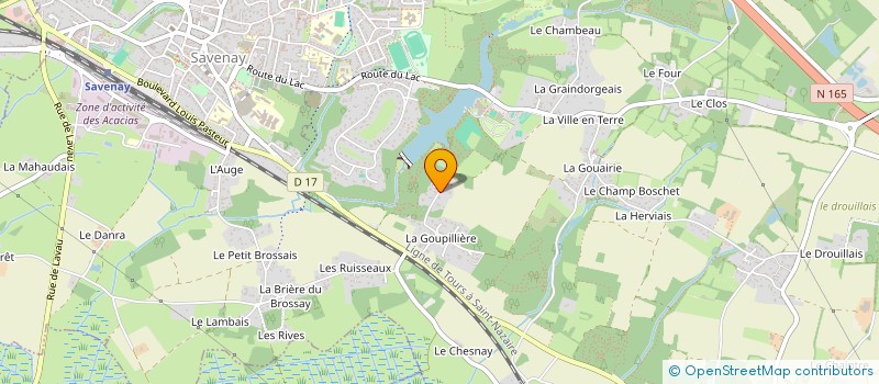 localisation de l'entreprise WR IMMO - VENTE & LOCATION - 44  SAVENAY