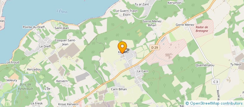 localisation de l'entreprise WR PRAXIS  LOPERHET