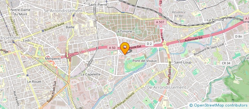 localisation de l'entreprise WR2M à MARSEILLE