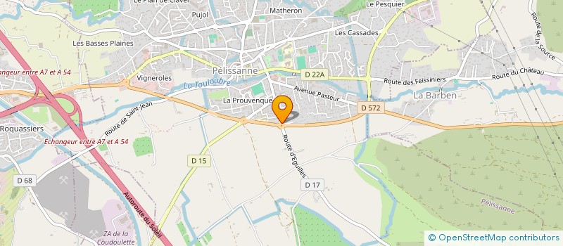 localisation de l'entreprise WRC  PELISSANNE