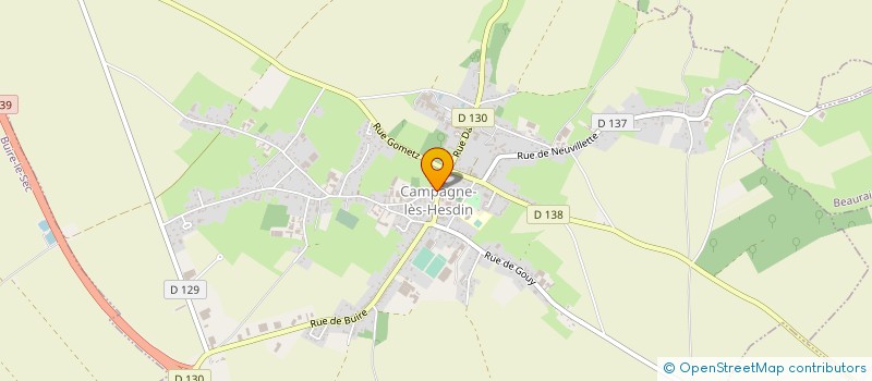 localisation de l'entreprise WRC AUTO  CAMPAGNE-LES-HESDIN