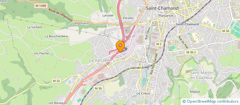 localisation de l'entreprise WRC GROUP  SAINT-CHAMOND