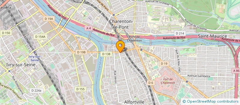 localisation de l'entreprise WRD ECHAFAUDAGE à ALFORTVILLE