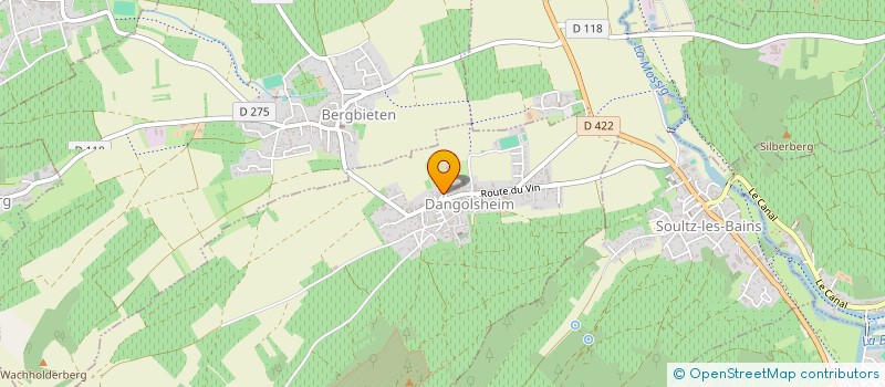 localisation de l'entreprise WRITELINE  DANGOLSHEIM