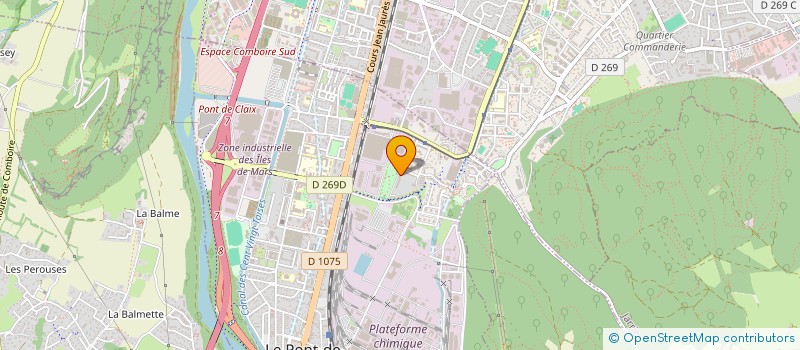 localisation de l'entreprise WRM  LE PONT-DE-CLAIX