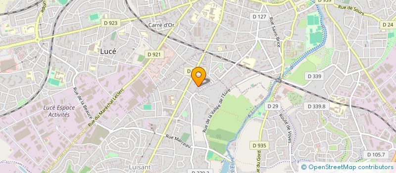 localisation de l'entreprise WRM à LUISANT