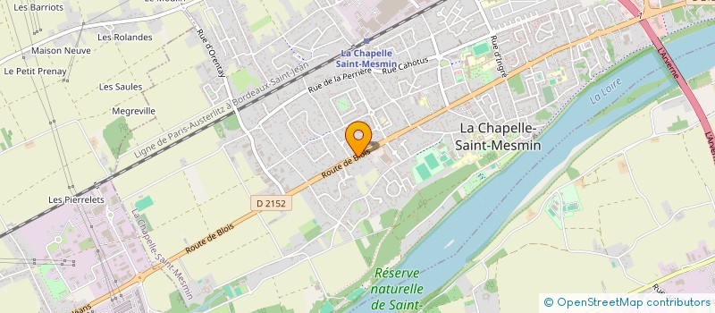localisation de l'entreprise WRONA à LA CHAPELLE-SAINT-MESMIN