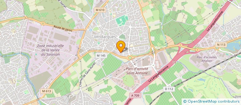 localisation de l'entreprise WRPF FRANCE  VENDARGUES