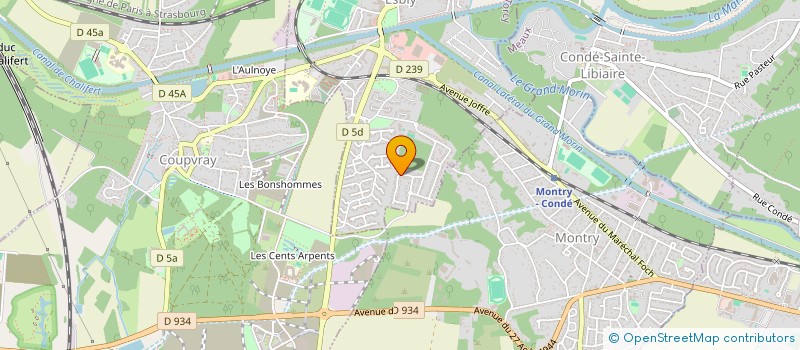 localisation de l'entreprise WRR à ESBLY