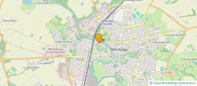 localisation de l'entreprise WRS à MONTAIGU-VENDEE