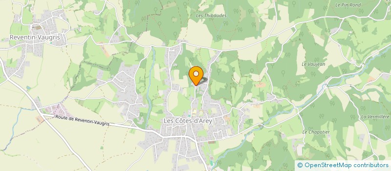 localisation de l'entreprise WRSTL FRANCE  LES COTES-D'AREY