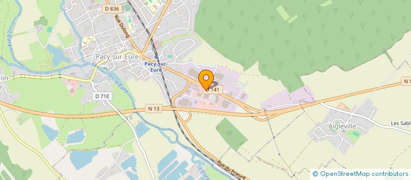 localisation de l'entreprise WS  PACY-SUR-EURE