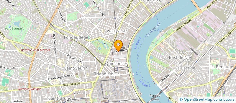 localisation de l'entreprise WS  BORDEAUX