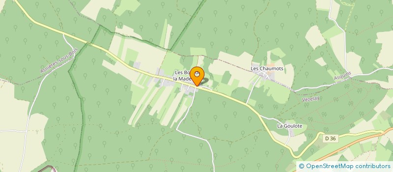 localisation de l'entreprise WS à VEZELAY