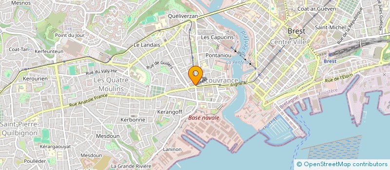 localisation de l'entreprise WS à BREST