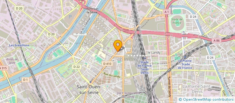 localisation de l'entreprise WS AUDIOLOGY FRANCE  SAINT-DENIS