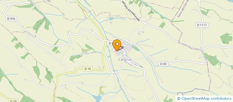 localisation de l'entreprise WS CONSEIL  CAIGNAC