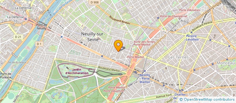 localisation de l'entreprise WS CONSEILS à NEUILLY-SUR-SEINE