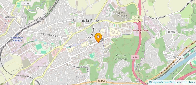 localisation de l'entreprise WS FASHION  RILLIEUX-LA-PAPE