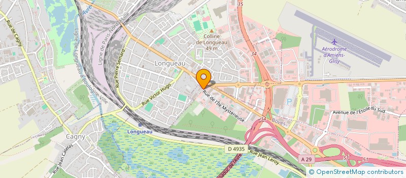 localisation de l'entreprise WS FOUILLOY à LONGUEAU