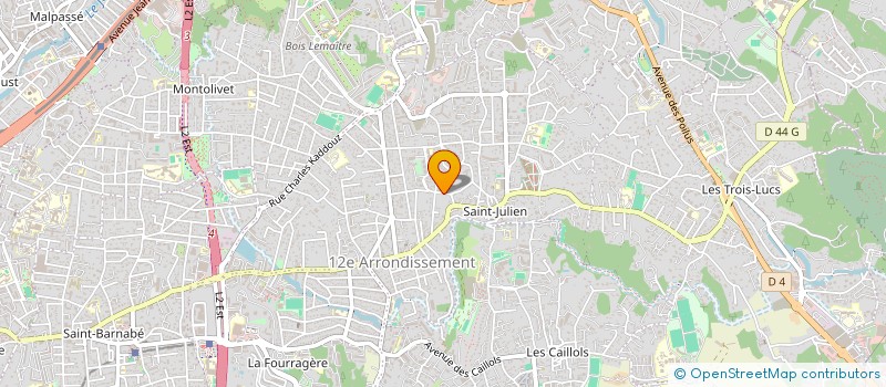 localisation de l'entreprise WS FRANCE INVEST  MARSEILLE 12EME