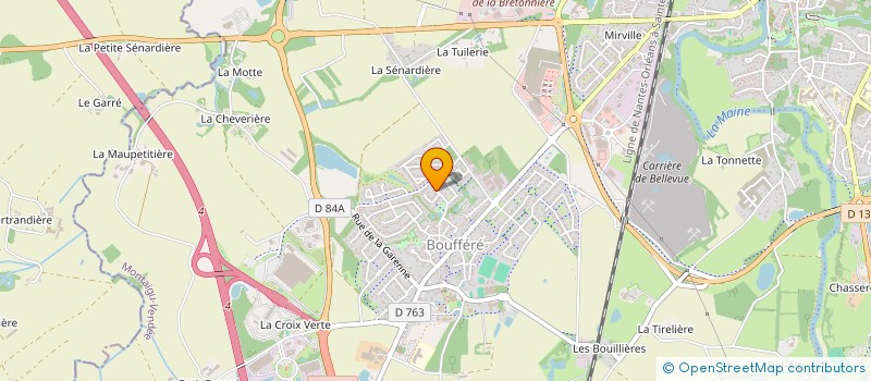 localisation de l'entreprise WS HABITAT à MONTAIGU-VENDEE