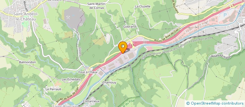 localisation de l'entreprise WS PNEU à GIVORS