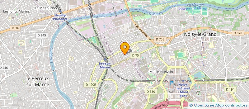 localisation de l'entreprise WS TRANSPORTS à NOISY-LE-GRAND