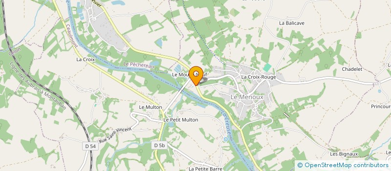localisation de l'entreprise WS36 à LE MENOUX