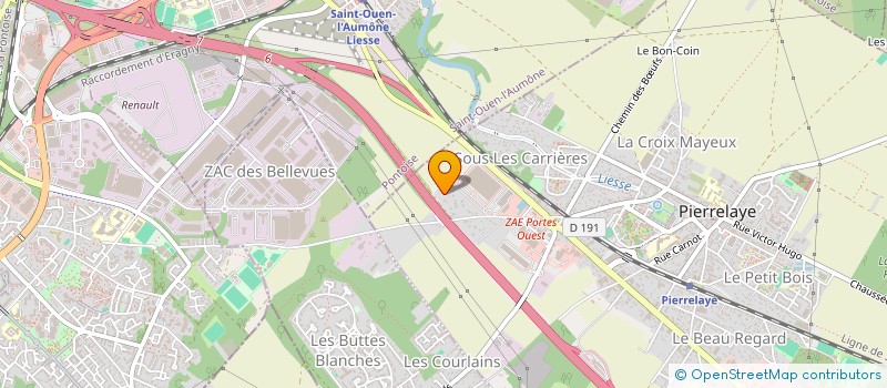 localisation de l'entreprise WSC  PIERRELAYE