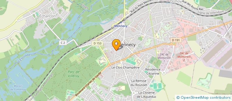 localisation de l'entreprise WSCK à MENNECY