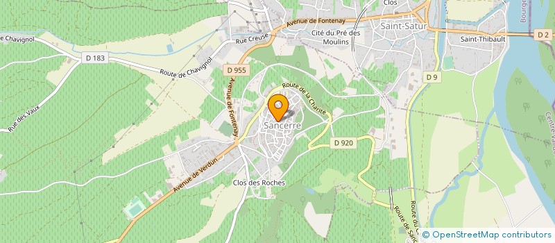 localisation de l'entreprise WSD  SANCERRE