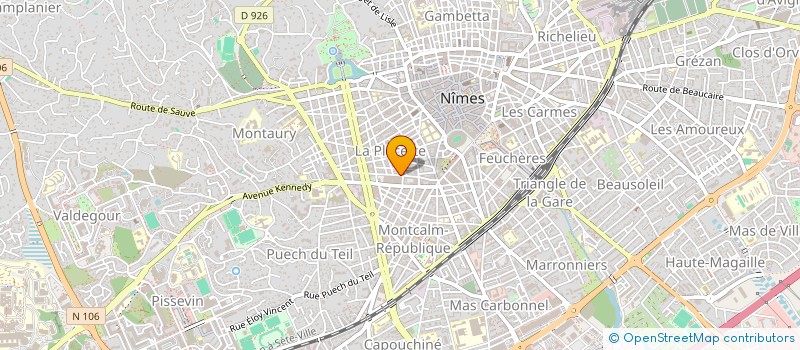 localisation de l'entreprise WSDOC  NIMES