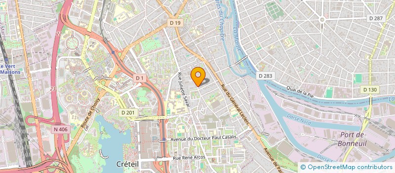 localisation de l'entreprise WSDOUYERE  CRETEIL